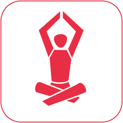 icon yoga rot auf weiss 250px