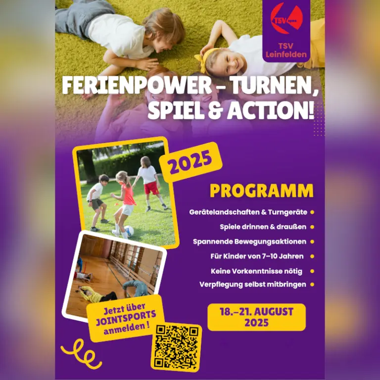 Ferienpower – Turnen, Spiel & Action!