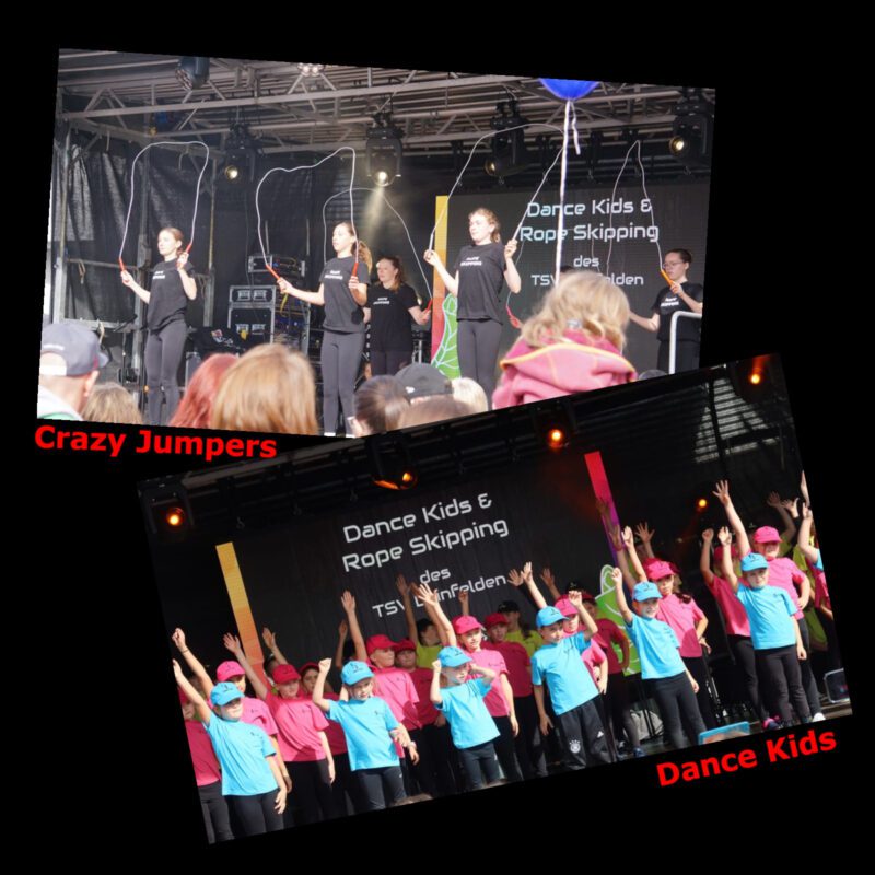 Sensationeller Show-Auftritt der Dance Kids & Crazy Jumpers